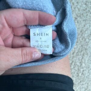 Shein grey hoodie